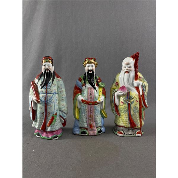 Set of 3 Asian Scholars (Minor Damage to One)