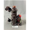Image 2 : Mid Century Modern Barware - Hound and Hydrant Decanter w/Shor Cups, Over The Hill Dispenser