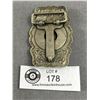 Image 2 : Vintage Nickel Silver Western Belt Buckle
