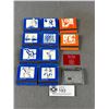 Image 2 : Lot of 10 1976 Olympics Unused Matchbooks and Vintage Pall Mall Lighter (Plate Needs Regluing)