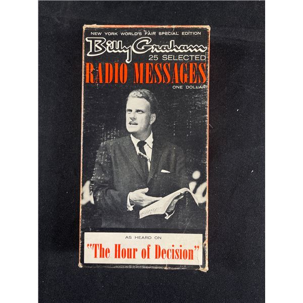 New York Worlds Fair Special Edition Billy Grahm 25 Radio Messages
