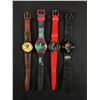 Image 1 : Lot of 4 Novelty Watches, Back to the Future, Dick Tracy, Felix the Cat