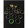 Image 1 : Lots of Misc Vintage Rings, Some Sterling Silver Titanium, Steel, etc