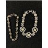Image 2 : 4 Beautiful Vintage Rhinestone Bracelets