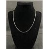 Image 1 : Sterling Silver Chain Box Link 16.5" L