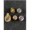 Image 1 : Lot of 5 Knight's of Columbus Masonic Enamel Pins