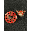 Image 3 : Lot of 16 Enamal Pins (Ski,Darts,Provinces Etc)