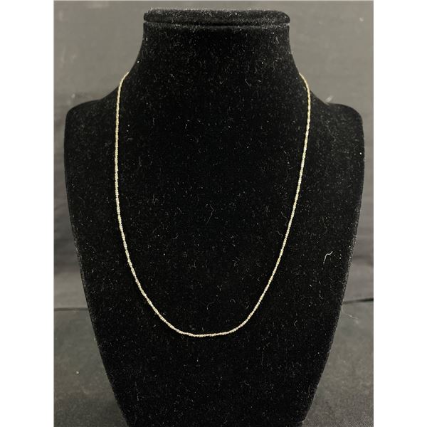 Unusual 18" Italian Sterling Necklace/Chain