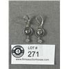 Image 1 : Very Pretty Heart and Arrow Sterling Earrings