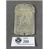 Image 1 : Chinese Silver Metal Plaque (Emperor and Dragons)