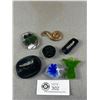 Image 2 : Colletion of Art Glass Pendants + Brooch