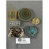 Image 1 : Lots of Vintage Belt Buckles+ Bolo Tie Pendants