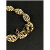 Image 2 : 1950-60s Goldtone Bracelet w/ White Enamel (Nice Item)