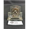 Image 1 : Fabulous Art Deco Italian Silver Religious Stand/Panel