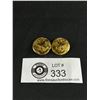 Image 2 : Lovely Vintage Damascene (Bird) Earrings