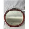 Image 2 : Vintage Roy Rogers Pillow and a Cherry Wood Framed Oval Mirror