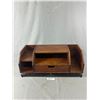 Image 1 : Antique Wooden Desk Organizer