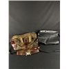 Image 1 : 2 Very Nice Leather Bags. Roger Edwards and Roots. Plus a Leather Belt