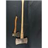 Image 1 : Lot of 2 Vintage Axes. 1 Small 1 Large. NO SHIPPING
