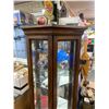 Image 2 : Curio Cabinet with 2 Glass Shelves 69" T x 20"