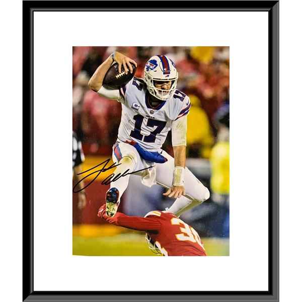Buffalo Bills Quarterback Josh Allen signed photo