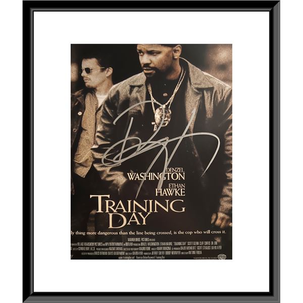 Training Day Denzel Washington signed photo