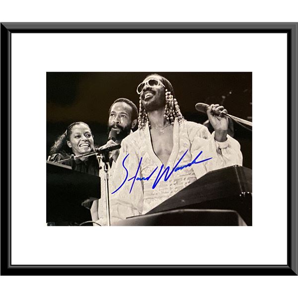 Stevie Wonder signed photo. GFA Authenticated
