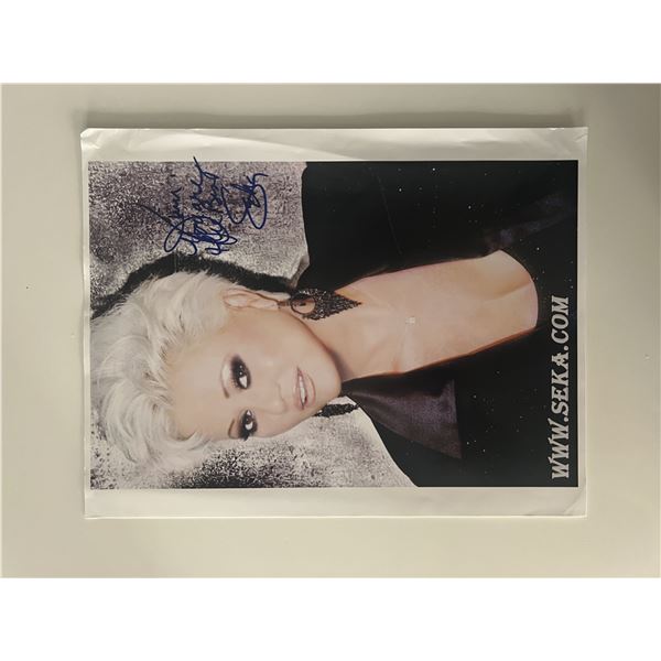 Seka signed photo