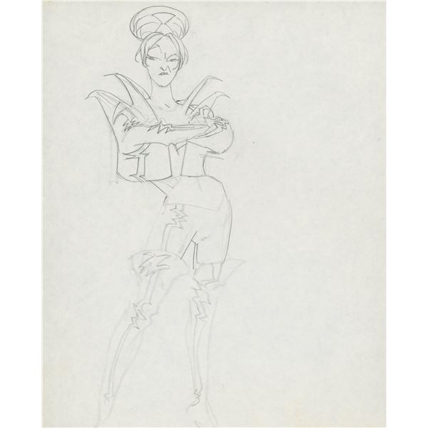 Tony Salmons original signed sketch