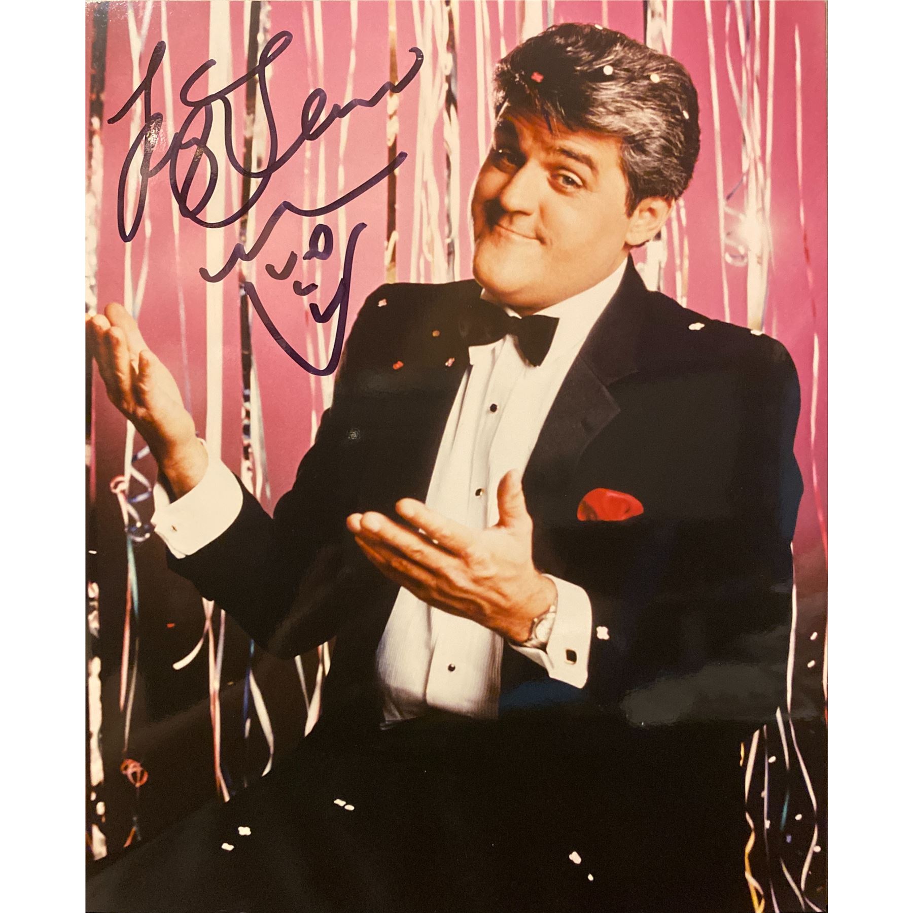 Jay Leno signed photo. GFA Authenticated