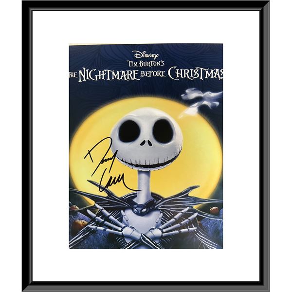 The Nightmare Before Christmas Danny Elfman signed movie photo