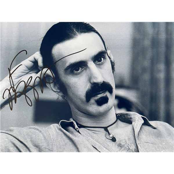 Frank Zappa signed photo