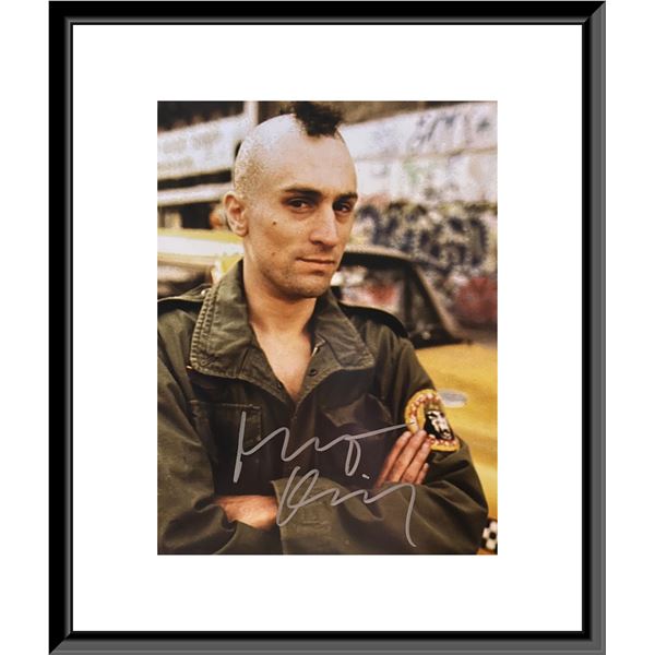 Taxi Driver Robert De Niro signed movie photo.GFA Authenticated