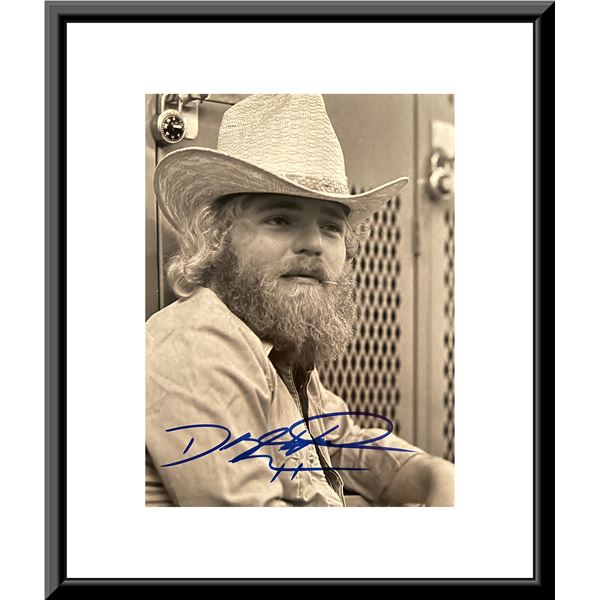 ZZ Top Dusty Hill signed photo