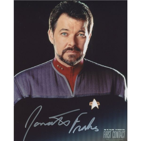 Jonathan Frakes "Star Trek First Contact" signed movie photo