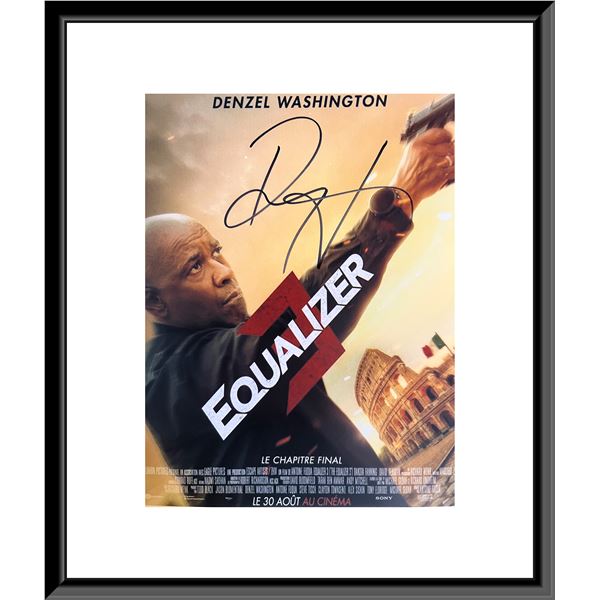 Equalizer 3 Denzel Washington signed movie photo