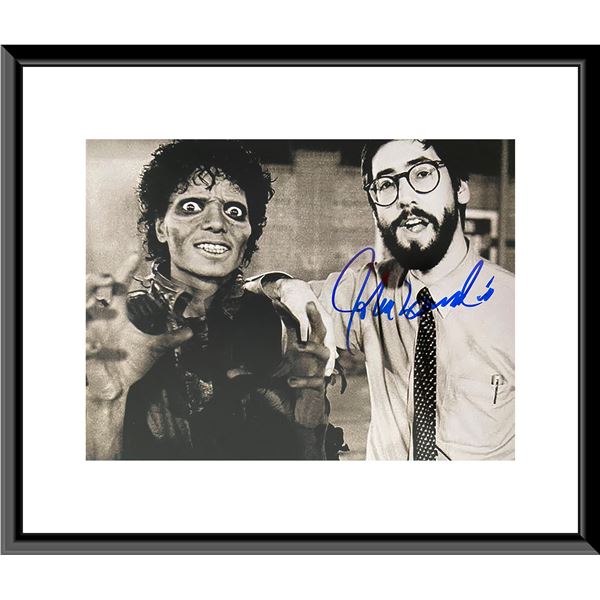 Michael Jackson's Thriller John Landis signed photo