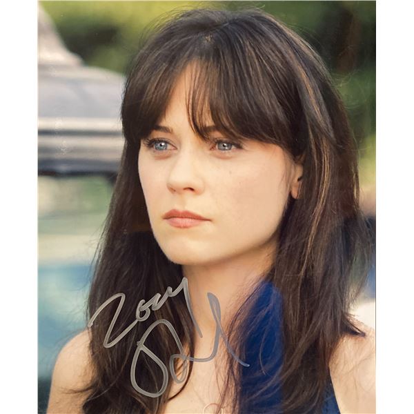 Zooey Deschanel signed photo
