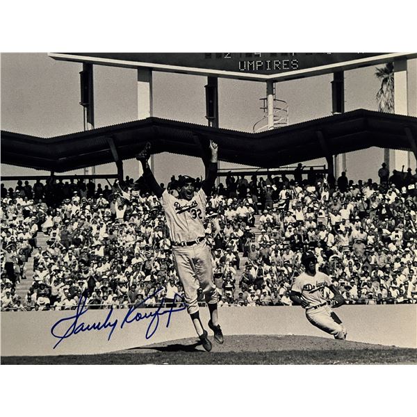 Sandy Koufax signed photo