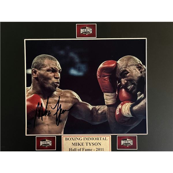 Mike Tyson signed photo