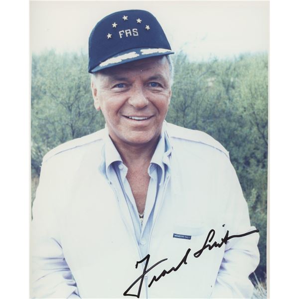 Frank Sinatra signed photo. GFA Authenticated
