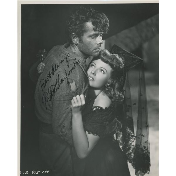 Rita Hayworth signed photo. GFA Authenticated