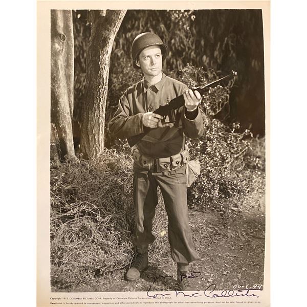 Lon McCallister signed photo