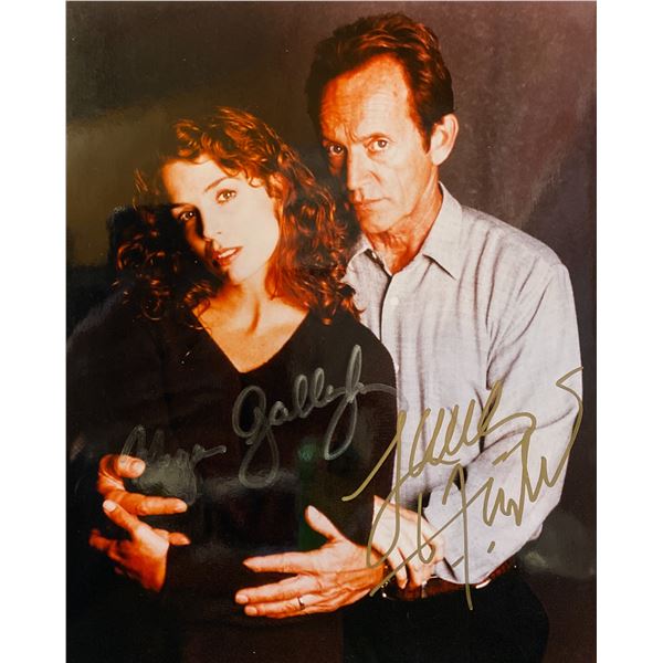 Millennium Lance Henrikson and Megan Gallagher signed photo