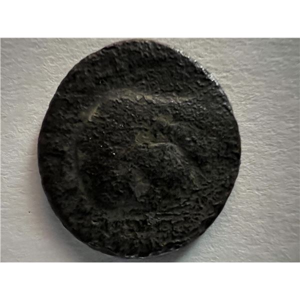 Bronze Roman coin circa 370 AD. 1 inch