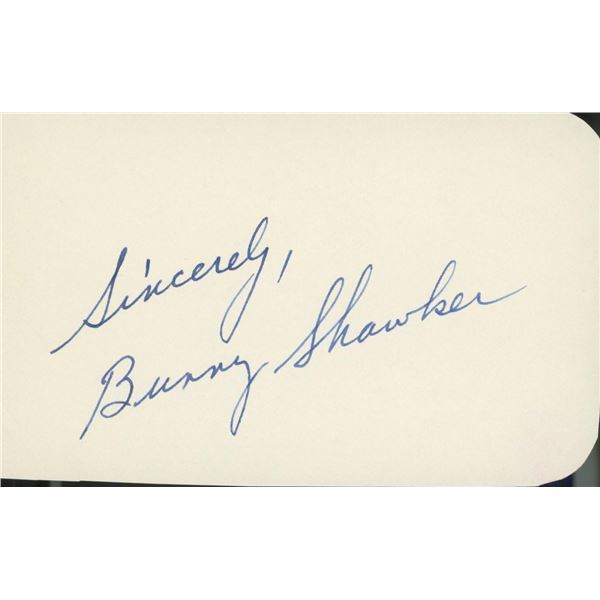 Bunny Shawker signature cut