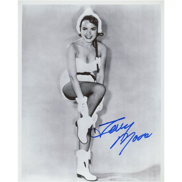 Terry Moore signed photo