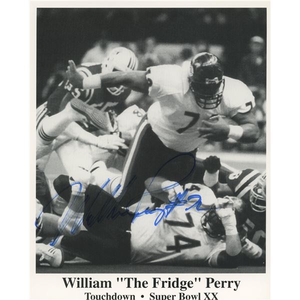 William "The Refrigerator" Perry signed photo