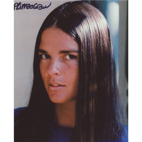 Ali MacGraw signed photo