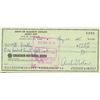 Image 1 : Arch Oboler  signed check